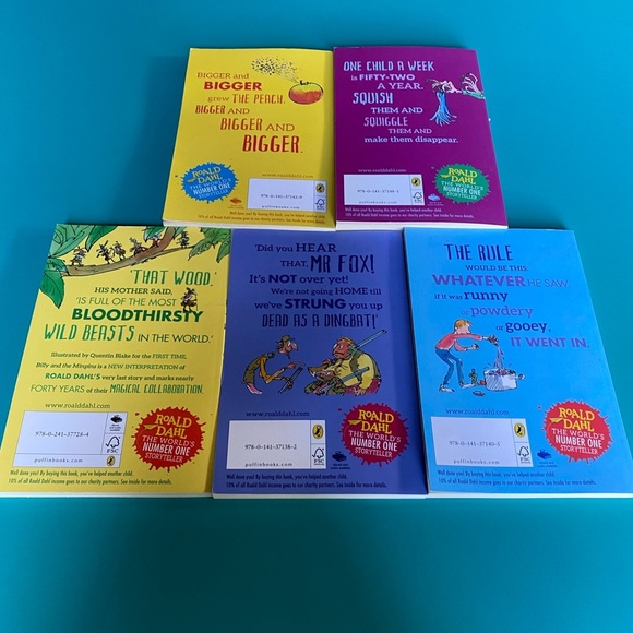 5 x Roald Dahl Softcover Book Bundle - Picture 3 of 7